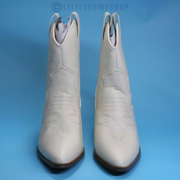 NEW! French Connection Carrie Bootie in White, Size 7 - Picture 5 of 9